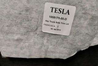 Ниша запасного колеса Tesla model S 2013г. 100817500D, 100817500 , art10390923 - Фото 2
