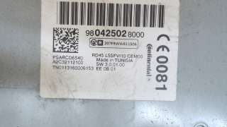 Магнитола Citroen C4 2 2013г. 980425028000 - Фото 4