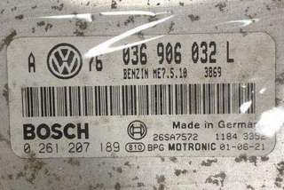 Блок управления двигателем Volkswagen Golf 4 2001г. 036906032L, 0261207189 , art10344773 - Фото 2
