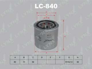 lc840 lynxauto Фильтр масляный к Subaru Forester SF Арт 73697747