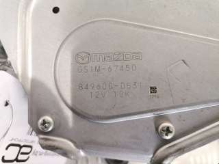 Моторчик заднего стеклоочистителя (дворника) Mazda 6 2 2009г. GS1M67450, 8496000531 - Фото 3