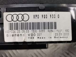 Щиток приборов (приборная панель) Audi A3 8P 2003г. 8P0920930G, 110080223017 - Фото 4