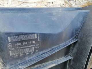 Вентилятор радиатора Mercedes C W203 2004г. A2035000293 - Фото 4