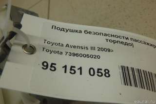 Подушка безопасности пассажирская (в торпедо) Toyota Avensis 3 2010г. 7396005020 - Фото 8
