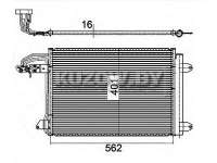 LOR053-016-0016 Радиатор кондиционера к Audi TT 2 Арт K2314634