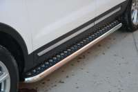  Накладка подножки к Volkswagen Amarok (площадки с накладным алюминиевым листом) Арт 75169714