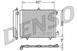 dcn21009 denso Радиатор кондиционера  к Citroen C3 2 restailing Арт 64977917