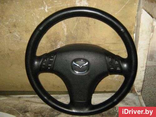 Рулевое колесо с AIR BAG Mazda 6 1 2003г.  - Фото 1