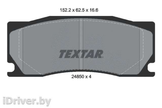 Тормозные колодки комплект Jaguar XК X150 2000г. 2485001 textar - Фото 1