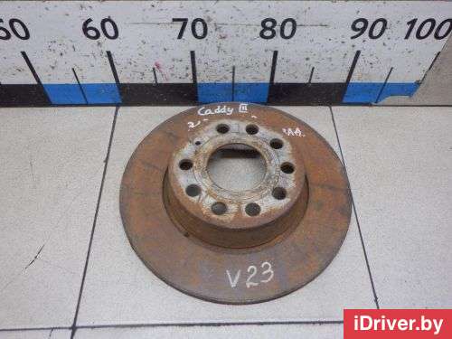 Диск тормозной задний Skoda Octavia A8 2013г. 1K0615601AA VAG - Фото 1