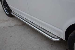 Подножка (усилитель подножки) площадки с накладным алюминиевым листом Chery Tiggo 5 2003г.  - Фото 4