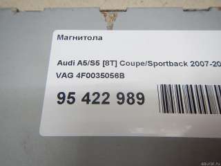 Магнитола (аудио система) Audi A5 (S5,RS5) 1 2009г. 4F0035056B VAG - Фото 2