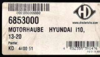 Капот Hyundai i10 2 2009г. 6853000 , artBWS2289 - Фото 2