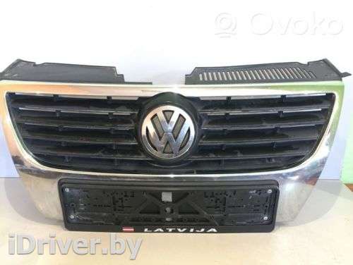 Решетка радиатора Volkswagen Passat B6 2005г. 3c0853651, 3c0853651b , artGAR20461 - Фото 1