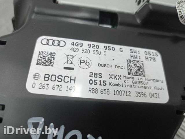 Щиток приборов (приборная панель) Audi A4 B8 2012г. 4G9920950G, - Фото 1