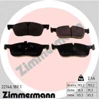 221461801 zimmermann Тормозные колодки передние к Jaguar E-PACE Арт 72174106