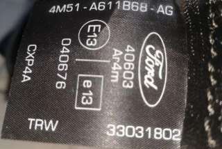 Ремень безопасности задний правый Ford Focus 2 2006г. 4M51A611B68AG, 33031802 , art8553411 - Фото 4
