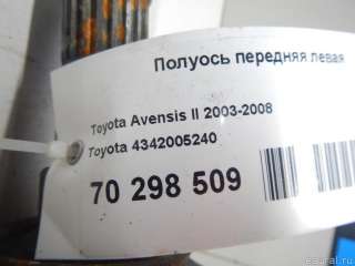Полуось передняя левая (приводной вал, шрус) Toyota Corolla VERSO 2 2006г. 4342005240 Toyota - Фото 11
