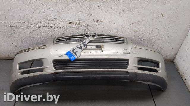 Заглушка (решетка) в бампер Toyota Avensis 2 2004г.  - Фото 1