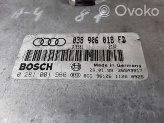 Блок управления двигателем Audi A4 B5 2000г. 038906018fd, 0281001966, 28sa3917 , artBRZ2069 - Фото 3