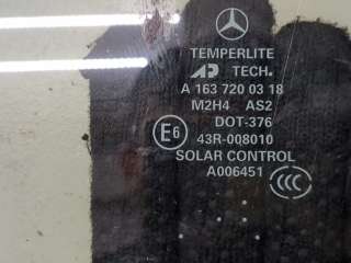 Стекло двери Mercedes ML W163 2004г. A1637200118,A1637200318 - Фото 2