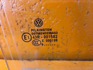 Стекло двери передней правой Volkswagen Touran 1 2010г.   - Фото 2