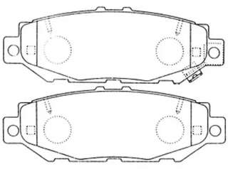 fp0572 fit Тормозные колодки комплект к Lexus LS Арт 73677422