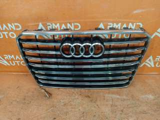 решетка радиатора Audi A8 D4 (S8) 2013г. 4H0853651AAT94, 4h0853651al - Фото 2