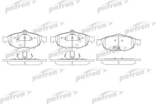 pbp1550 patron Тормозные колодки комплект к Chrysler Sebring 2 Арт 73662485