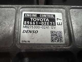 Блок управления двигателем Toyota Corolla E150 2008г. 89661-02E71 - Фото 2