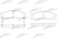 pbp641 patron Тормозные колодки комплект к Nissan Terrano 1 Арт 73663115