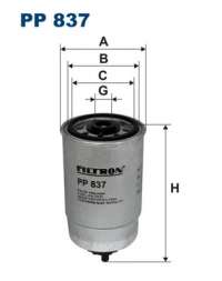 pp837 filtron Фильтр топливный к Fiat Uno Арт 65303245