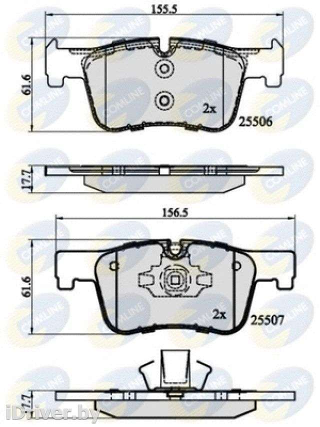 Тормозные колодки комплект BMW 1 F20/F21 2000г. cbp02130 comline - Фото 1
