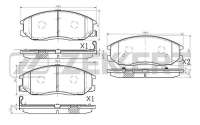 bs1794 zekkert Тормозные колодки комплект к Hyundai Terracan Арт 73675389