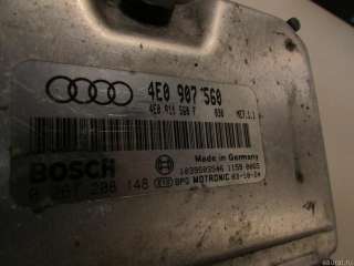 Блок управления двигателем Audi A8 D3 (S8) 2003г. 4E0907560 - Фото 4