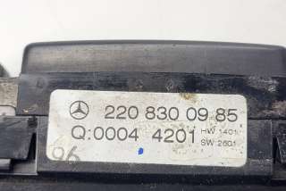 Блок управления печки/климат-контроля Mercedes S W220 2003г. 2208300985 , art10960347 - Фото 4