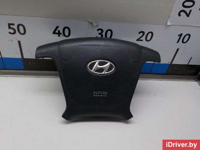 Подушка безопасности в рулевое колесо Hyundai Santa FE 2 (CM) 2007г. 569002B010WK - Фото 1