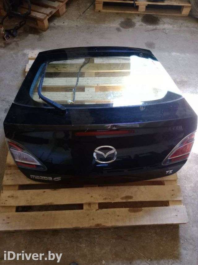 Крышка багажника (дверь 3-5) Mazda 6 2 2008г.  - Фото 1