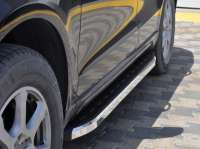 Защита штатного порога боковые подножки NewStarChrome Dodge Caravan 4 2003г.  - Фото 9