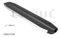  Подножка к SsangYong Rexton 3 (боковые алюминиевые подножки Dolunay) Арт 75117164