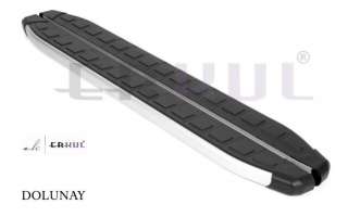  Защитные дуги к Hyundai Santa FE 4 (TM) (боковые алюминиевые подножки Dolunay) Арт 75117164