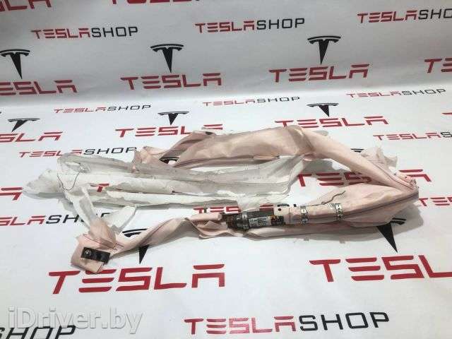 Подушка безопасности боковая (шторка) левая Tesla model S 2022г. 1608265-00-A - Фото 1