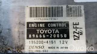 Блок управления двигателем Toyota Celica 7 2000г. 8966620050, 1752004151, 1zzfe , artAMA2095 - Фото 2