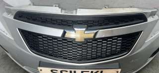 бампер передний Chevrolet Spark M300 2011г.  - Фото 6