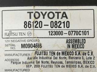 Магнитола Toyota Sienna 2 2009г. 8612008210 - Фото 5