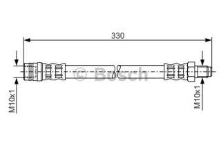 1987476081 bosch Патрубок (трубопровод, шланг) к Mercedes ML W163 Арт 72172276