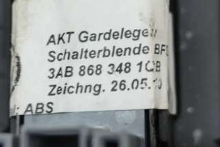 3AB868348 , art10292987 Кнопка стеклоподъемника переднего левого к Volkswagen Passat B7 Арт 10292987