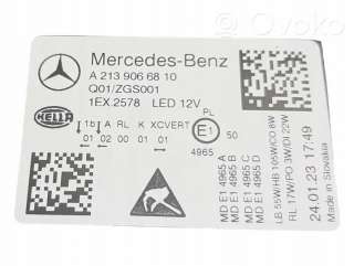 Фара правая Mercedes E W213 2020г. a2139066810 , artNIE22692 - Фото 7