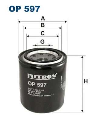op597 filtron Фильтр масляный к Mazda  Арт 73699747