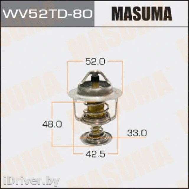 Термостат Toyota Yaris 1 1999г. wv52td80 masuma - Фото 1